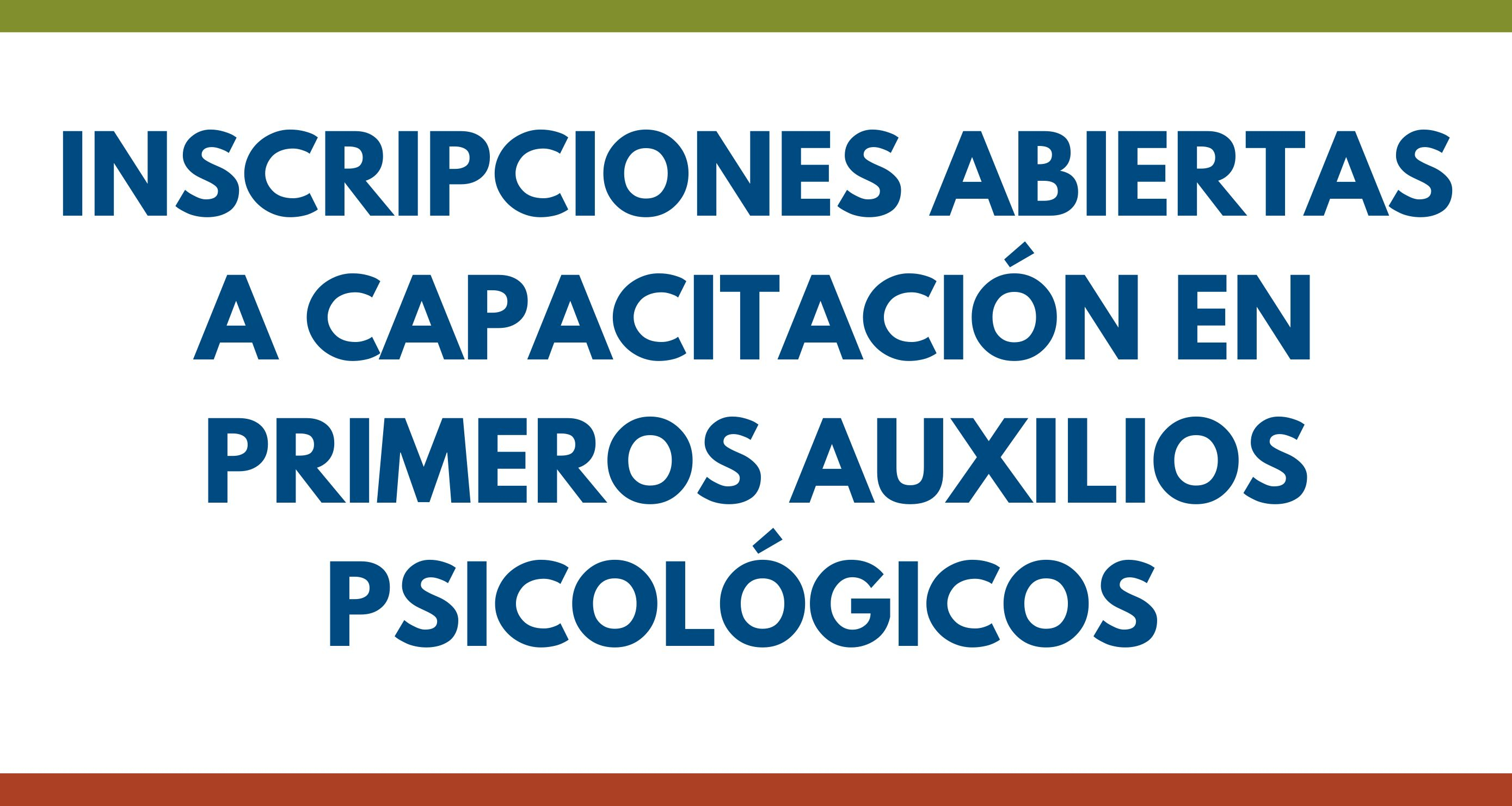 Primeros Auxilios Psicológicos en San Javier y Paysandú